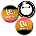 2" Diameter Button w/ Changing Colors Lenticular Effects - Pink/Yellow/Black (Custom)